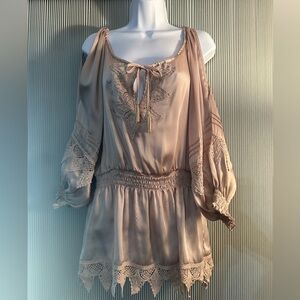 Boston Proper cold shoulder tunic